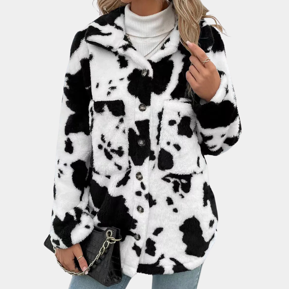EMILIA - Luxe Winterjas voor Dames in Zwart en Bruin